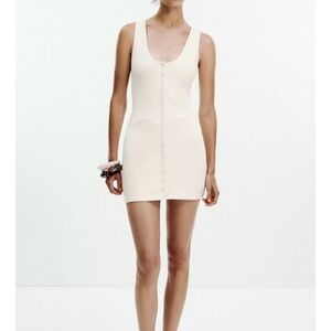 Zara Cream Mini Dress